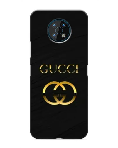 Чехол для Nokia G50 с картинкой «Золотой логотип Gucci»