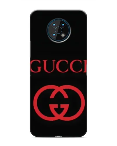 Чехол для Nokia G50 с картинкой «Gucci — красный логотип»