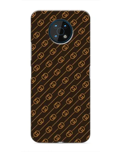 Чехол для Nokia G50 с картинкой «Gucci — золотые диагонали»