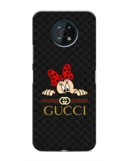 Чохол для Nokia G50 з картинкою «Мінні Маус Gucci — чорний»