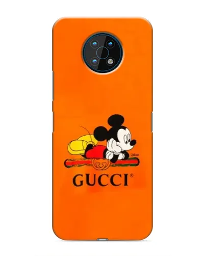 Чехол для Nokia G50 с картинкой «Микки Маус Gucci — оранж» Чехол для Nokia G50 с картинкой «Микки Маус Gucci — оранж»