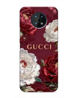 Чохол для Nokia G50 з картинкою «Gucci — бордові троянди»