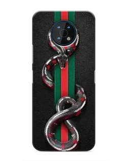 Чохол для Nokia G50 з картинкою «Gucci — змія на смузі»