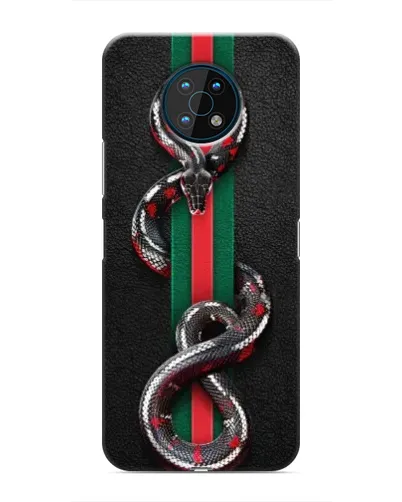 Чехол для Nokia G50 с картинкой «Gucci — змея на полосе» Чехол для Nokia G50 с картинкой «Gucci — змея на полосе»