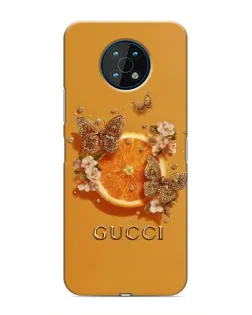 Чохол для Nokia G50 з картинкою «Gucci — золоті метелики»