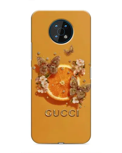 Чехол для Nokia G50 с картинкой «Gucci — золотые бабочки» Чехол для Nokia G50 с картинкой «Gucci — золотые бабочки»
