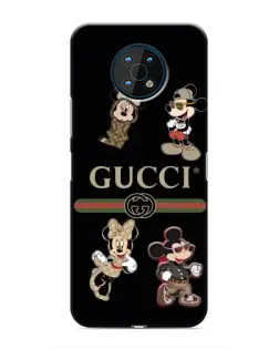 Чохол для Nokia G50 з картинкою «Gucci — герої Disney та монограма»
