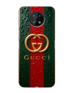 Чохол для Nokia G50 з картинкою «Gucci — фірмова смуга та золото»