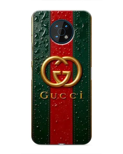 Чехол для Nokia G50 с картинкой «Gucci — фирменная полоса и золото» Чехол для Nokia G50 с картинкой «Gucci — фирменная полоса и золото»
