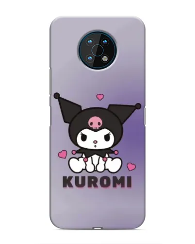 Чохол для Nokia G50 з картинкою «Kuromi — фіолетовий арт»