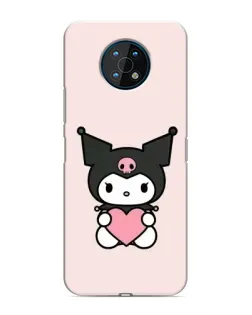 Чохол для Nokia G50 з картинкою «Kuromi та серце»