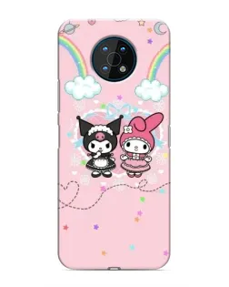 Чохол для Nokia G50 з картинкою «My Melody та Kuromi»