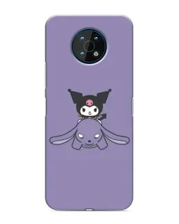 Чохол для Nokia G50 з картинкою «Kuromi на ліловому фоні»
