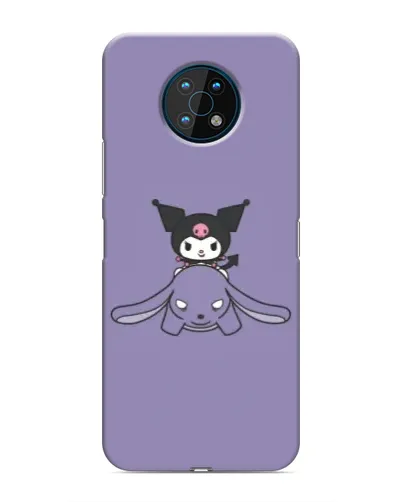 Чохол для Nokia G50 з картинкою «Kuromi на ліловому фоні»