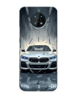 Чехол для Nokia G50 с картинкой «BMW в свете фар»
