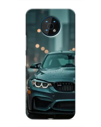 Чехол для Nokia G50 с картинкой «BMW в огнях города» Чехол для Nokia G50 с картинкой «BMW в огнях города»