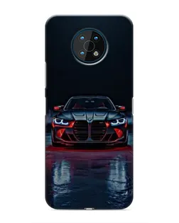 Чехол для Nokia G50 с картинкой «BMW на мокрой дороге»