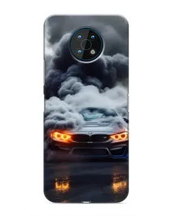 Чехол для Nokia G50 с картинкой «BMW в дыму»
