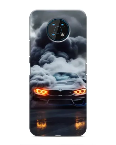 Чехол для Nokia G50 с картинкой «BMW в дыму» Чехол для Nokia G50 с картинкой «BMW в дыму»