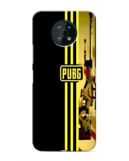 Чехол для Nokia G50 с картинкой «PUBG — камуфляжный шлем»