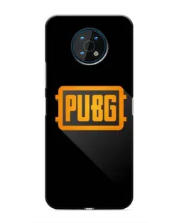 Чехол для Nokia G50 с картинкой «PUBG — рамка лого»