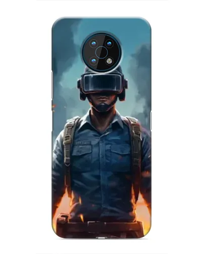 Чехол для Nokia G50 с картинкой «PUBG — реалистичный герой»