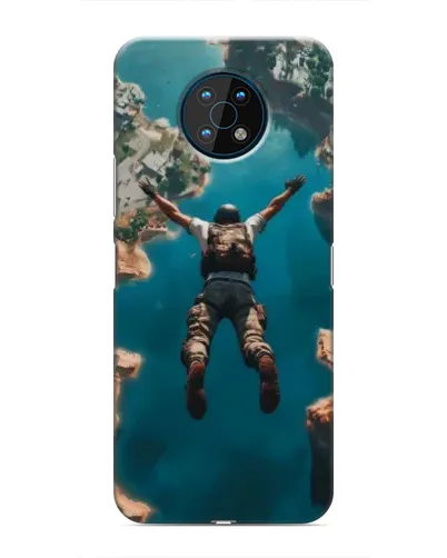Чехол для Nokia G50 с картинкой «PUBG — свободное падение»