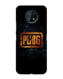 Чехол для Nokia G50 с картинкой «PUBG — золотой логотип»