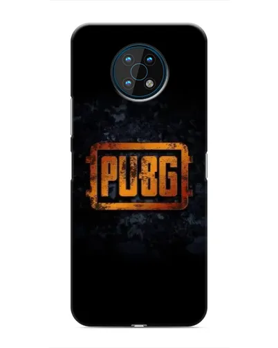 Чехол для Nokia G50 с картинкой «PUBG — золотой логотип»