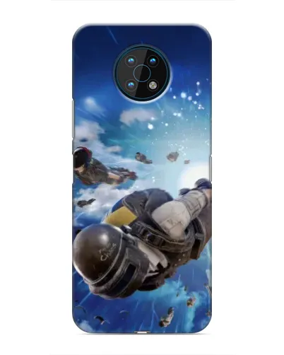 Чехол для Nokia G50 с картинкой «Десант PUBG — прыжок»