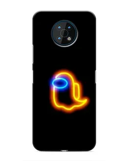 Чехол для Nokia G50 с картинкой «Among Us неоновое сияние»
