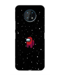 Чехол для Nokia G50 с картинкой «Красный Among Us»