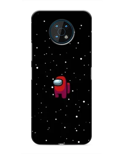 Чехол для Nokia G50 с картинкой «Красный Among Us»