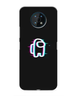 Чехол для Nokia G50 с картинкой «Among Us неон»