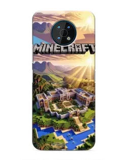 Чехол для Nokia G50 с картинкой «Minecraft панорама»