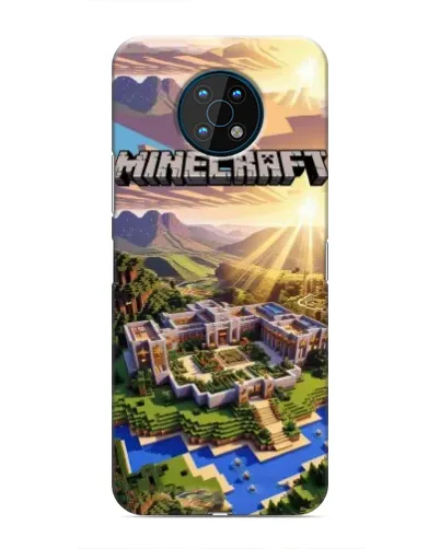 Чехол для Nokia G50 с картинкой «Minecraft панорама»