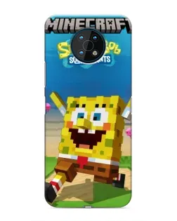 Чехол для Nokia G50 с картинкой «Губка Боб Minecraft» Чехол для Nokia G50 с картинкой «Губка Боб Minecraft»