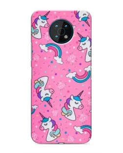 Чохол для Nokia G50 з картинкою «Unicorn паттерн рожевий» Чохол для Nokia G50 з картинкою «Unicorn паттерн рожевий»