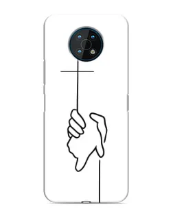 Чехол для Nokia G50 с картинкой «Рука держит»
