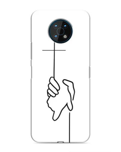 Чехол для Nokia G50 с картинкой «Рука держит»