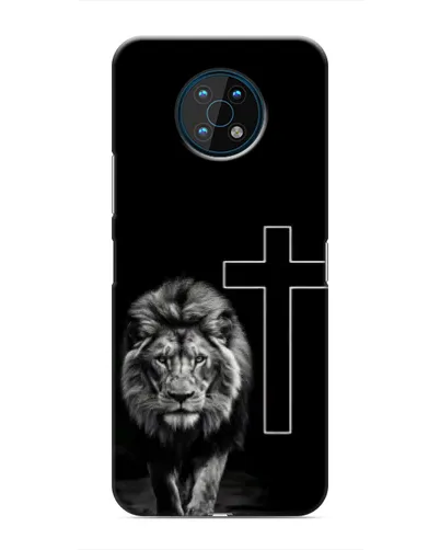 Чехол для Nokia G50 с картинкой «Лев и Крест»