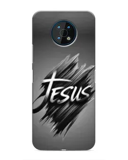 Чехол для Nokia G50 с картинкой «Надпись Jesus Graffiti»