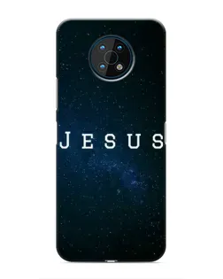 Чехол для Nokia G50 с картинкой «Звездное небо Jesus»