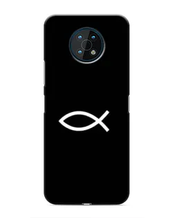 Чехол для Nokia G50 с картинкой «Символ рыбы Jesus» Чехол для Nokia G50 с картинкой «Символ рыбы Jesus»