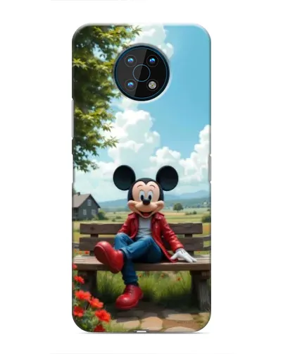 Чохол для Nokia G50 з картинкою «Міккі на лавці»
