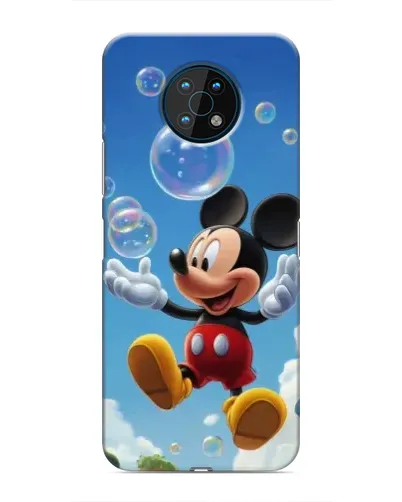 Чохол для Nokia G50 з картинкою «Mickey та мильні бульбашки»