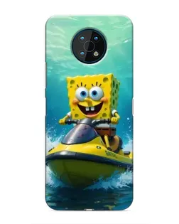Чехол для Nokia G50 с картинкой «Спанч Боб на гидроцикле» Чехол для Nokia G50 с картинкой «Спанч Боб на гидроцикле»