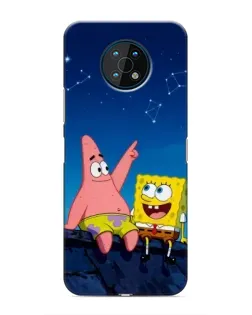 Чохол для Nokia G50 з картинкою «Губка Боб та Патрік вночі» Чохол для Nokia G50 з картинкою «Губка Боб та Патрік вночі»