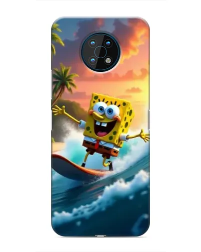 Чехол для Nokia G50 с картинкой «Губка Боб серфингист»