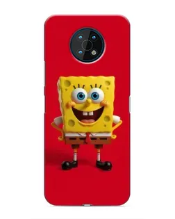 Чехол для Nokia G50 с картинкой «Спанч Боб на красном»